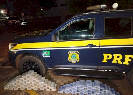 PRF em ação conjunta com a Polícia Civil apreende quase 100 kg de cocaína em Dourados